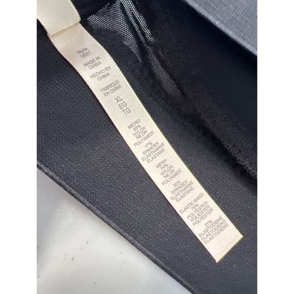 Rhonda Shear 2 Pk Molded Cup Bra with Wrap Back Size XL Black Beige Comfy 638.28 - Picture 4 of 9